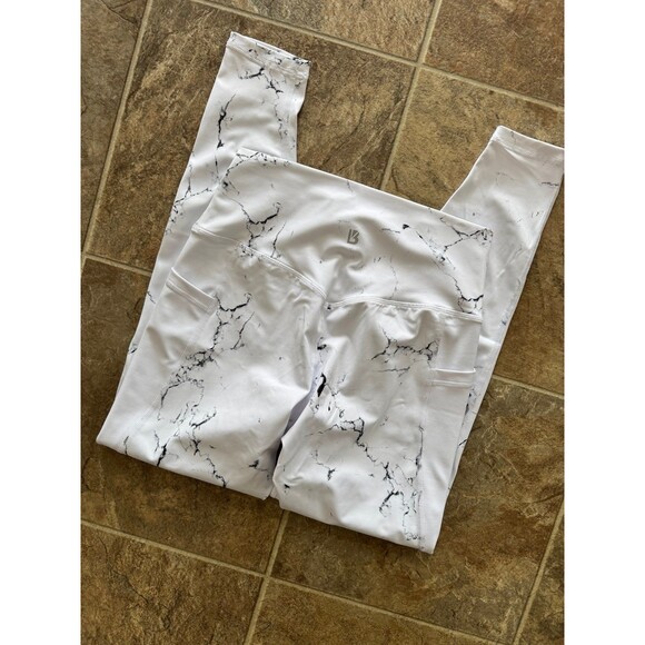 BuffBunny Limitless Leggings White Marble Size Medium - Picture 7 of 8
